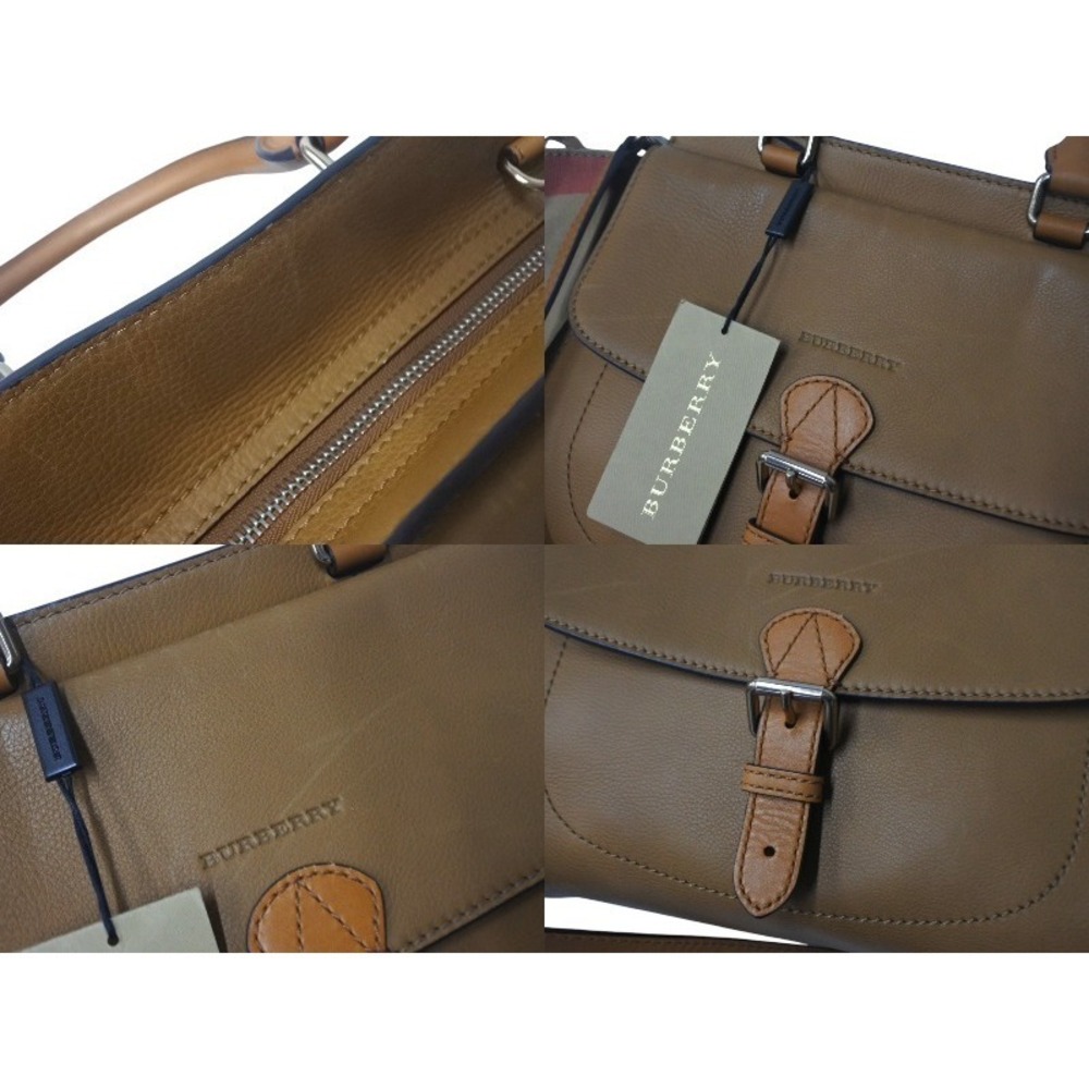 Burberry Mrcourt Saddle Brown Shoulder Bag leather - Picture 4 of 8